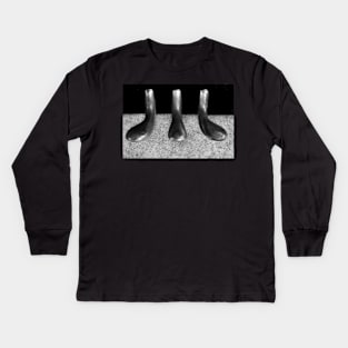 Piano Pedals Kids Long Sleeve T-Shirt